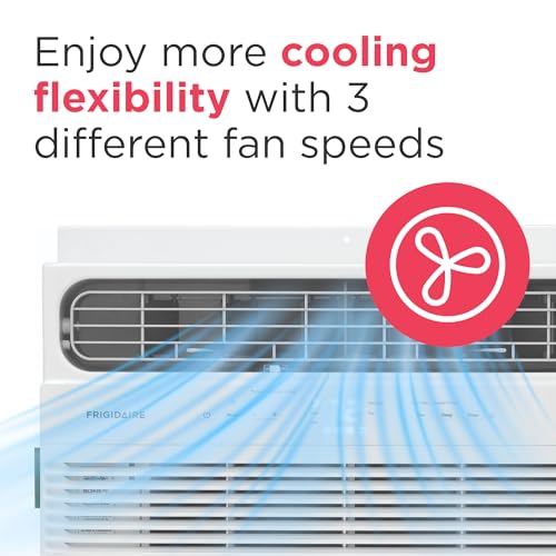 Frigidaire 12,000 BTU Window Air Conditioner with Supplemental Heat, Cools & Heats Up to 550 Sq. Ft., Remote Control, Quiet Operation, Eco Mode, 3 Fan Speeds, White - image 7