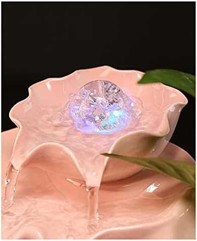 Creative Circulating Water Fish Bowl - 9.45" Glass Desktop Aquarium, Small Household Decorative Fish Tank, Unique Landscaping Ornaments for Home & Office