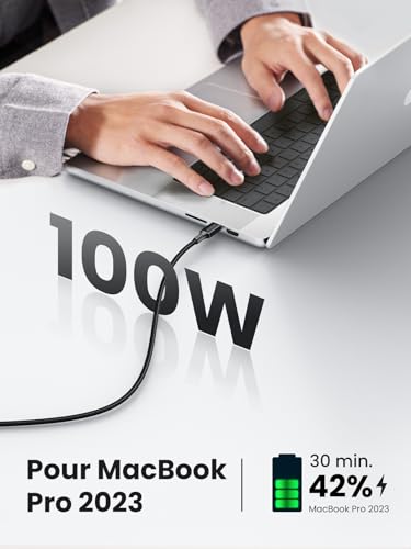 Chargeur USB C 100W rapide UGREEN Nexode Pro avec affichage TFT haute précision - 7