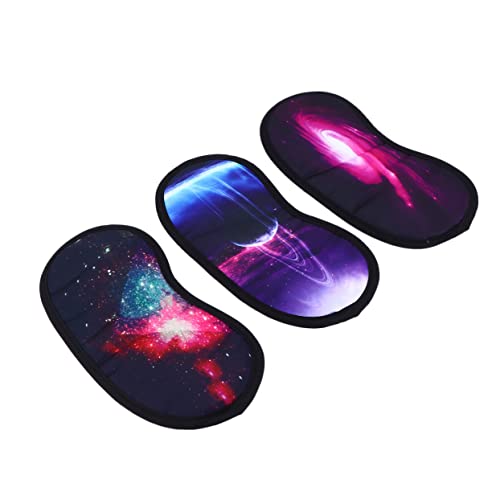 GRADENEVE 3個 ゴーグル ぶろっく eye mask eye patch スリーピングマスク 遮光ライトスリープアイカバー アイポケットスリーピング お面 シンプルな目隠し アイパッチ