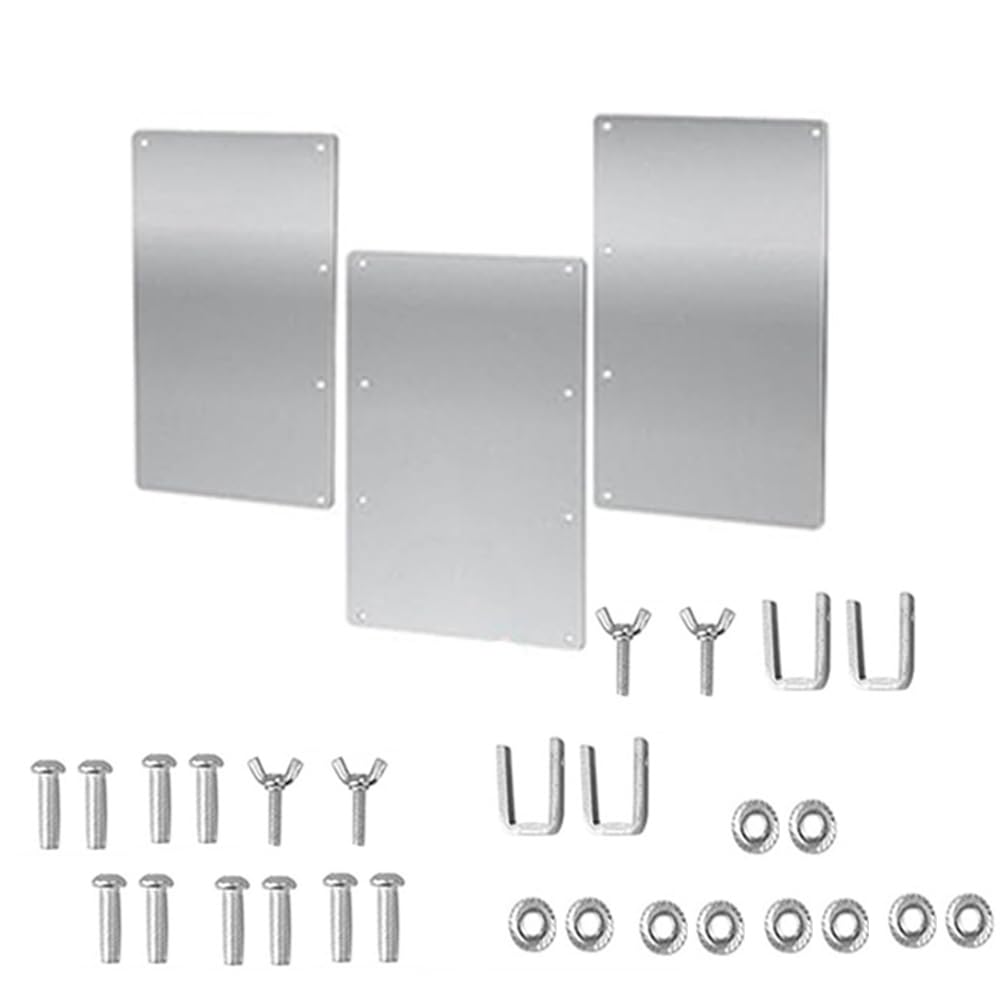 CTRLZS Patio Heater Reflector Shield, Heat Focusing Reflector for Round Natural Gas and Propane Patio Heaters Outdoor Easy Install