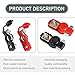 Tippwoo Cables Terminal Connectors Kit, Cables Terminal Connectors, with 2 PCS Washers, Positive Terminal Connector, for Marine Car Boat RV Cables Accessories (Multicolored)
