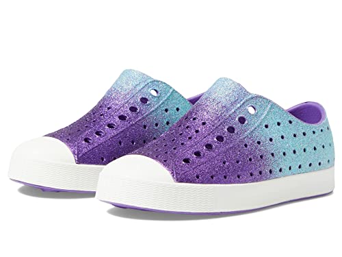 Native Shoes Kids Unisex Jefferson Bling (Little Kid/Big Kid) Saba Starfish Bling/Shell White 1 Little Kid M #TOP22