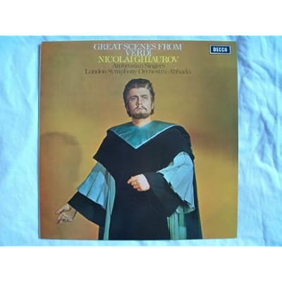 SXL 6443 NICOLAI GHIAUROV Great Scenes from Verdi LP