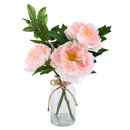 XMay Gift ボタンの造花 造花 人工花 花束 フェイク ウエスタンローズ アートフラワー プレゼント ギフト 贈り物 インテリア ウェディング ブーケ 結婚式 玄関飾り デコレーション撮影 美術館 ホーム 庭園 キッチン オフィス 喫茶店 開店祝い 誕生日 敬老の日 お見舞い 感謝 お礼 入学 卒業 お盆 世話いらず 水やり不要 花瓶付き 枯れない模造花 仏壇用 仏花