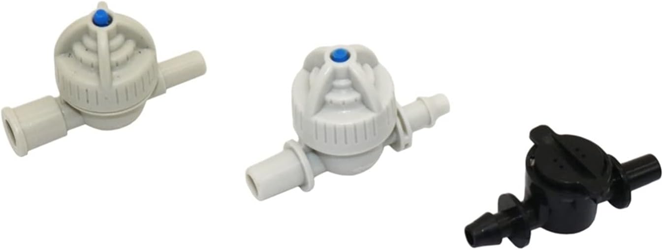 Spray Water Connection Nozzle Joint Anti-leak Valve Agricultural Greenhouse Lawn Irrigation Pipe Anti-drip Device 200 Pieces (Color : Blue)