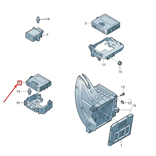 Calculateur 3Q0907338C pour corriger le phare qui éclaire trop bas - 4
