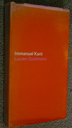 Immanuel Kant 0902308521 Book Cover