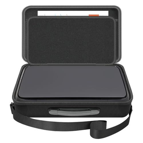 HESPLUS Hard Travel Case for HP OfficeJet 250 All-in-One Portable Printer (CZ992A), Printer Storage Carrying Bag with Padded Protection and Adjustable Shoulder Strap (Case Only)