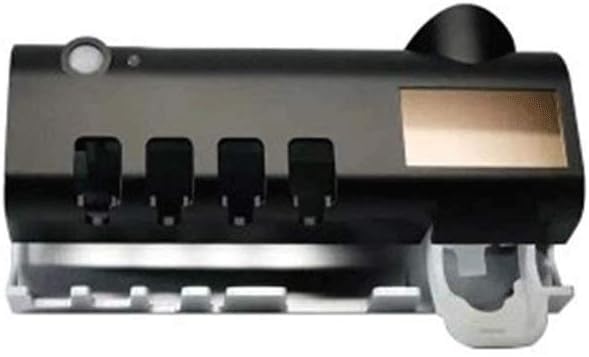 Toothbrush Cup Holder, Sanitizer Rechargeable Solar Power Disinfection Wall Mounted Automatic Toothpaste Dispenser