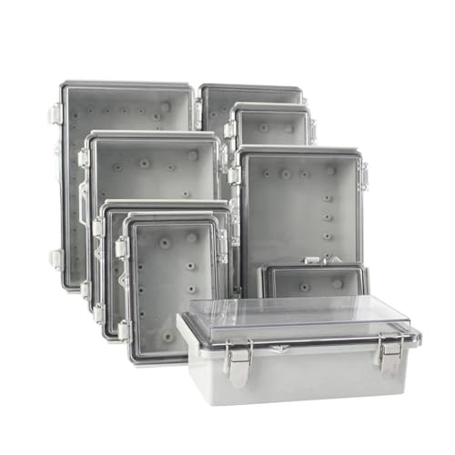 Boîtier d'instrument extérieur étanche IP66 gris 125x125x75 mm