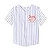 BAICAIYU Girls Baseball Sister Jerseys Toddler Baseball Sisters Shirt Birthday Funny Cute V-Neck Short Sleeves Sport Tee Stripe 1T