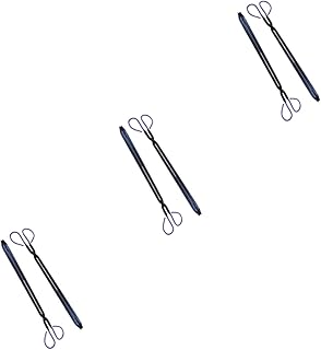 BESPORTBLE 6 Peças Pinças De Fogo Ferramentas Para Grelhar Ferramenta Para Limpeza De Grelhas Ferramentas De Limpeza Doméstica Pinças Para Lixo Pinça Para Churrasco Pinça Para Toras De Ferro