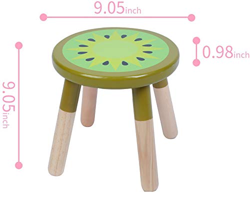 Amazon.com: RUYU 9 Inch Kids Solid Hard Wood Fruit Stool, Hand
