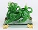 BOYULL Feng Shui Green Pi Yao/Pi Xiu Wealth Porsperity Statue,Feng Shui Décor