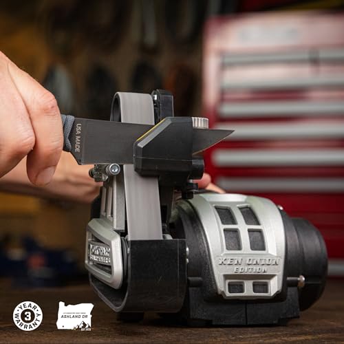 Image of Work Sharp Ken Onion Knife and Tool Sharpener with replacement belts, 7 Speed Motor Control with LED Display