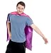 Reversible Adult Pink and Purple Superhero Costume Cape (Adult)