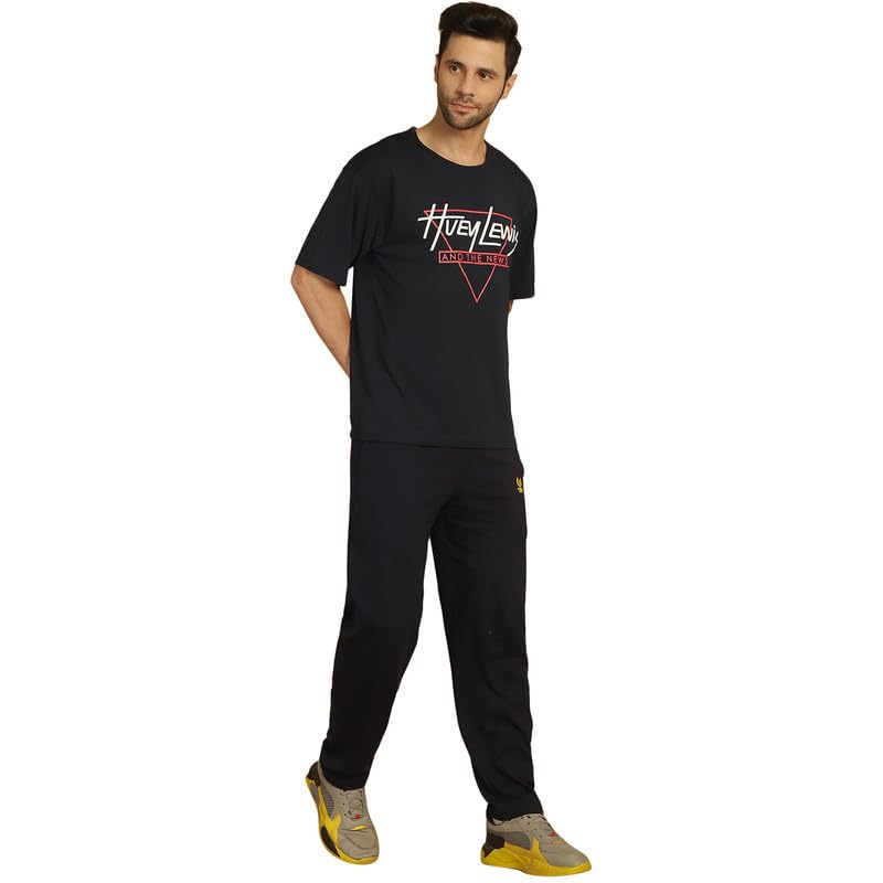 Image of Mack Jonney Printed Round Neck Cotton Oversize Half sleeves Co-ord set Tracksuit For Men-P-MACK52845