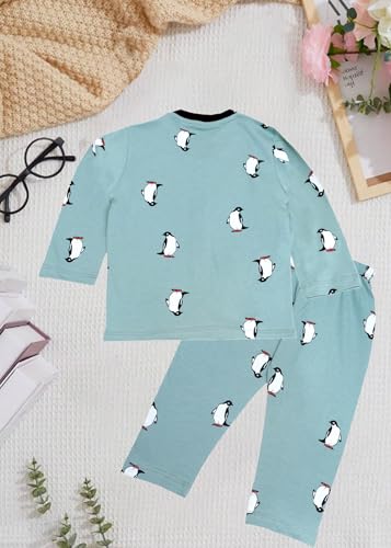 Image of 3BROS BodySuit /Dress for Boys /Girls Full Pajama & Casual Full Sleeves Night Suit Top Combo Kids Set
