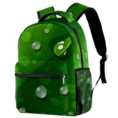 Sac de voyage décontracté feuille verte pour les sorties des filles et garçons