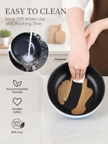 Image of Audecook Electric Hot Pot Mini Electric Skillet Adjustable Power Nonstick | Portable Cooking Pot Multi Ramen Cooker for Noodles, Soup, Steak, Eggs, Oatmeal, Home, Office, Dorm Room, and Travel