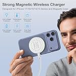 25W Magnetic Wireless Charger Pad Super Fast Charging Magsafe Android Phone - Image 5