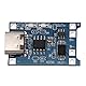 Heevhas Typ-C USB 5V 1A 18650 Lithium-Batterielade-Modul Ladeplatine Charger Lithium Lademodul mit doppelter Schutzfunktion (5 Stück)