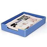 Letter Tray Letter Organizer Paper Tray, Desk Drawer Organizer for Office Supplies, Magazines, Folders, File,Notebooks, Stationery, Plastic Desk Tray for Desktop, for Home, Office, School, 1 Tier