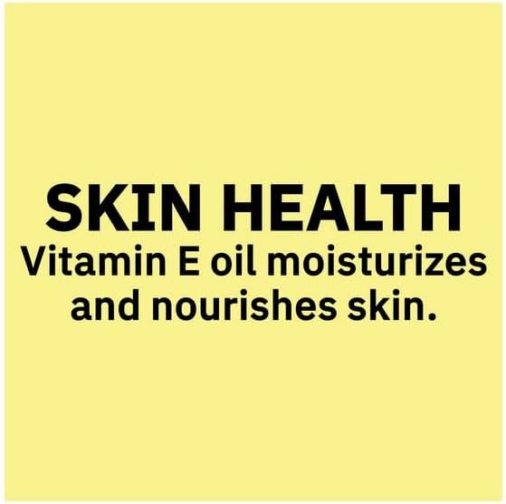 Spring Valley Vitamin E Skin Oil, 24,000 IU, 3 fl oz | Moisturizing Oil for Healthy, Smooth & Hydrated Skin | Nourishing Vitamin E for Face, Body & Dry Skin