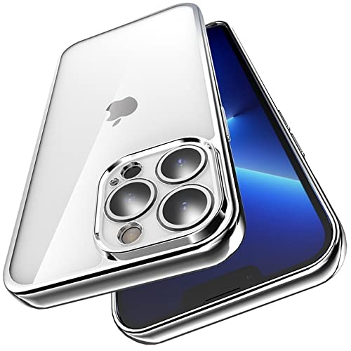 Coque rigide transparente pour iPhone 13 Pro Max antichoc en TPU et acrylique
