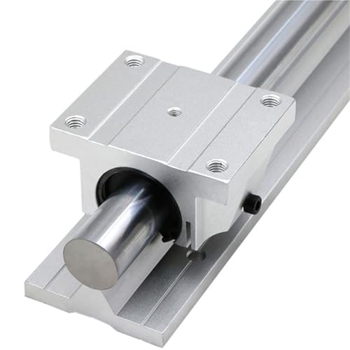 Roulement linéaire TBR20UU avec bloc coulissant à bride ouverte en aluminium pour axe 20mm