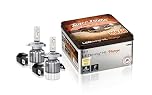 OSRAM LEDriving HL VINTAGE, ≜ H4/H19/R2, lampade a LED abbaglianti/anabbaglianti, solo fuoristrada, non ECE, +300% di luminosità in più, 2700K, scatola metallica (2 lampade)