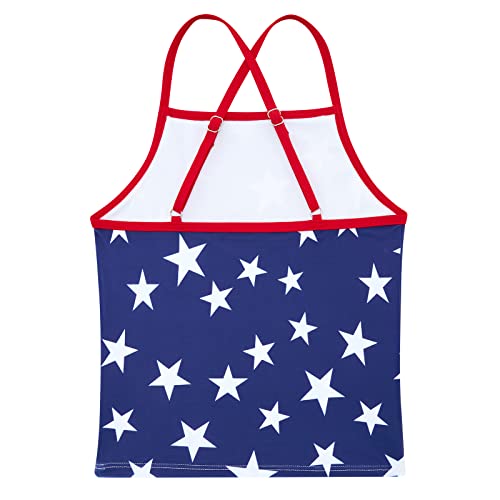 Image of Girls Tankini Swimsuit Two Piece Bathing Suit with Adjustable Strap 3-13 Years
