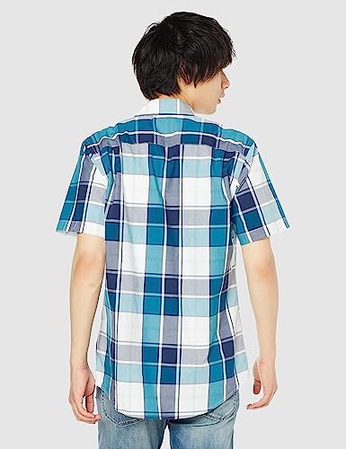 Image of Amazon Essentials Men's Regular-Fit Short-Sleeve Poplin Shirt, Collared, Washed