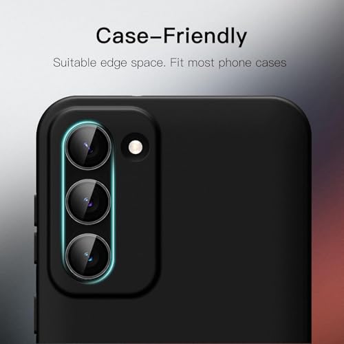 Image of JGD PRODUCTS Premium Camera Lens Protector Compatible For Samsung Galaxy S23 5G (Black) Camera Lens Protector - 9H Tempered Glass, Military-Grade Anti-Scratch, Case-Friendly, Easy Install Frame