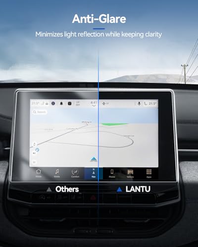 LANTU Protetor de tela de carro para Jeep Compass 2024 2023 2022 (Latitude Lux/Limited/Trailhawk/Hig