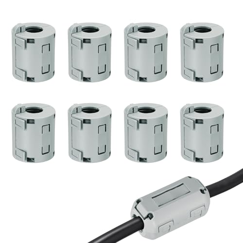 Anneaux en ferrite clipsables 13mm pour stopper les grésillements des câbles audio et USB