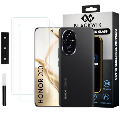 Image of Blackwik UV Curved Tempered Glass for Honor 200 | 2-Pack