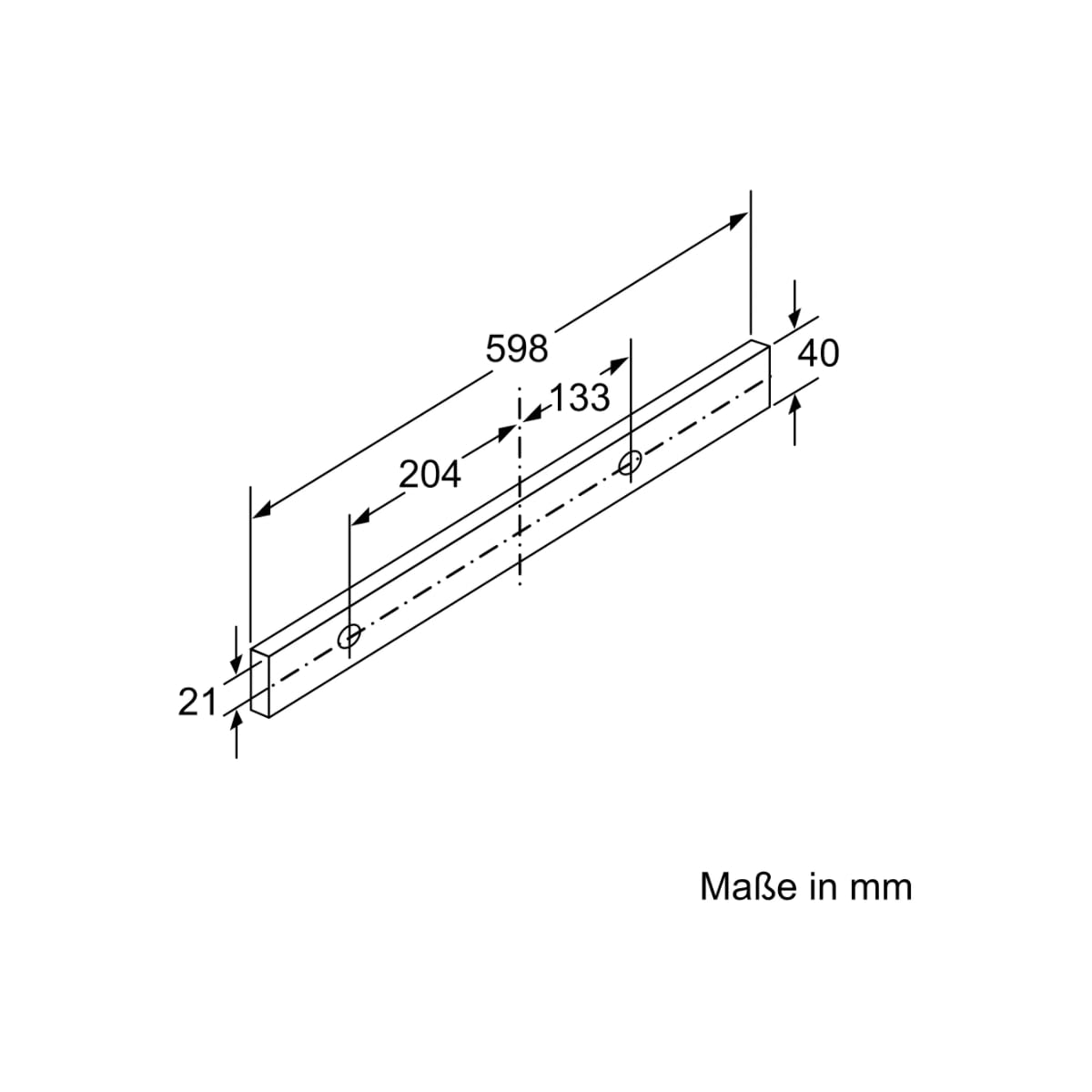 Bosch DFR067A52 - Copertura per schermo piatto serie 4, 60 cm di larghezza, aria di trascinamento e di scarico, prodotto in Germania, EcoSilence Drive, motore silenzioso ed efficiente, illuminazione a