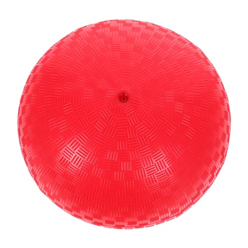 Yardwe PVC Playground Ball for Outdoor Sports Game Red Patting and Kick Ball Suitable for Dodgeball and Group Activities