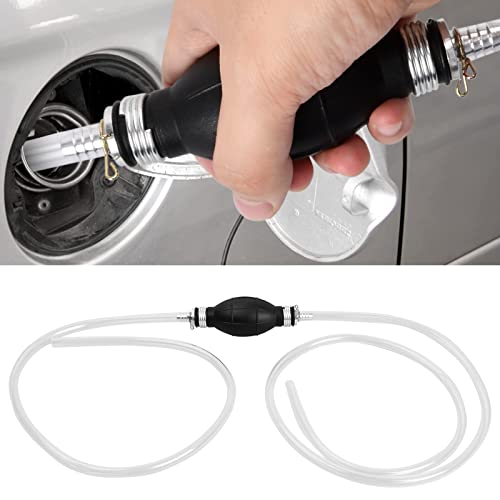 Bomba Manual De Sifón Para Combustible Flintronic - Transfiere Gasolina, Diésel, Agua Y Más Sin Esfuerzo