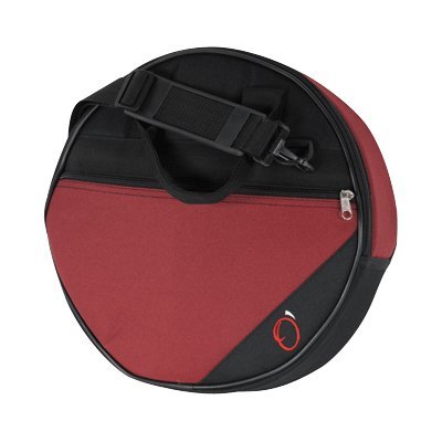 Ortola - Funda Pandereta 32X9 C.B. Bicolor, Negro Rojo