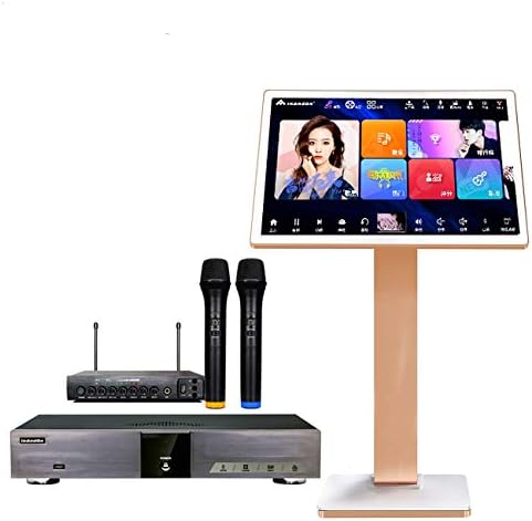 2023 New Chinese Karaoke Machine inandon-KV-V5 MAX Karaoke Player, with Reverb Wireless Microphone, 22-inch capacitive Touch Screen Free Cloud Download Function YouTube APP Online Play