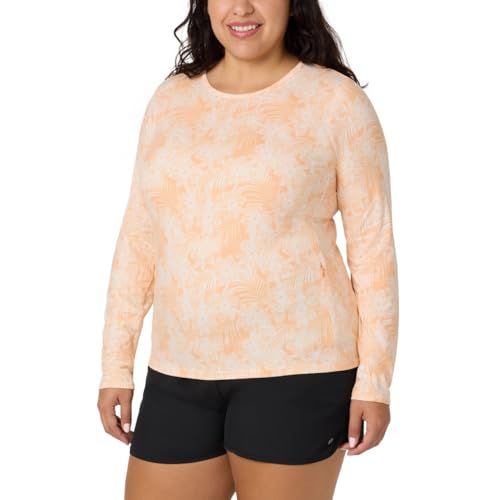 HANG TEN Women's Long Sleeve Shirt - Lightweight Quick Dry Rash Guard - Sun Protection Shirt - Beach - Hiking - Outdoor3