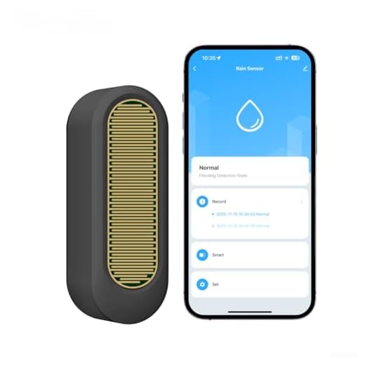 Zigbee Sensore di pioggia intelligente per rilevamento pioggia wireless per esterni, sensore di pioggia intelligente, impermeabile, avvisi di pioggia in tempo reale, collegamento intelligente del