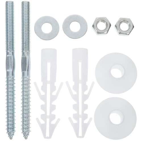 Recopilación de Lavabos de montaje en pared los 10 mejores. 41 MUCKLILY Tornillos De Fijación Para Lavabo De Montaje En Pared Kit Con Arandelas Tapones Y Tuercas Para Instalación Segura Fácil 4.33 Pulgadas