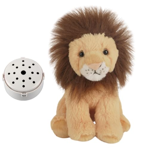 Lion - Voice Recording Teddy Bear - Length 25cm - Record a 60 second personal message and send in a bear - baby heartbeat bear