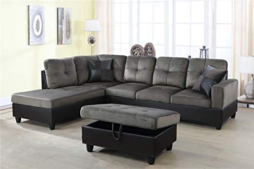 Ainehome 3 PCS Living Room Set, Sectional Sofa Set, Sectional Sofa in Home