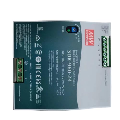 SDR-960 rail de guidage industriel unique 960W avec correcteur PFC active