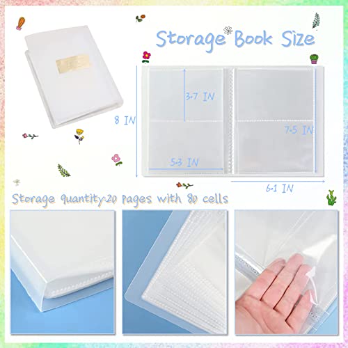 12 Sheets Designer Nail Art Stickers Decals And 1 Sticker Collecting Album Book Self-Adhesive Diy Nail Art Decoration Kit Including Flowers Plants Fruits Kawaii Nail Sticker For Women Girls Nail Decor #TOP2